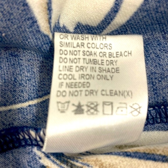 Papillon Navy Floral Jumpsuit With V Boni Neck Cropped Wide Leg Tie Belt Size L - Picture 15 of 16